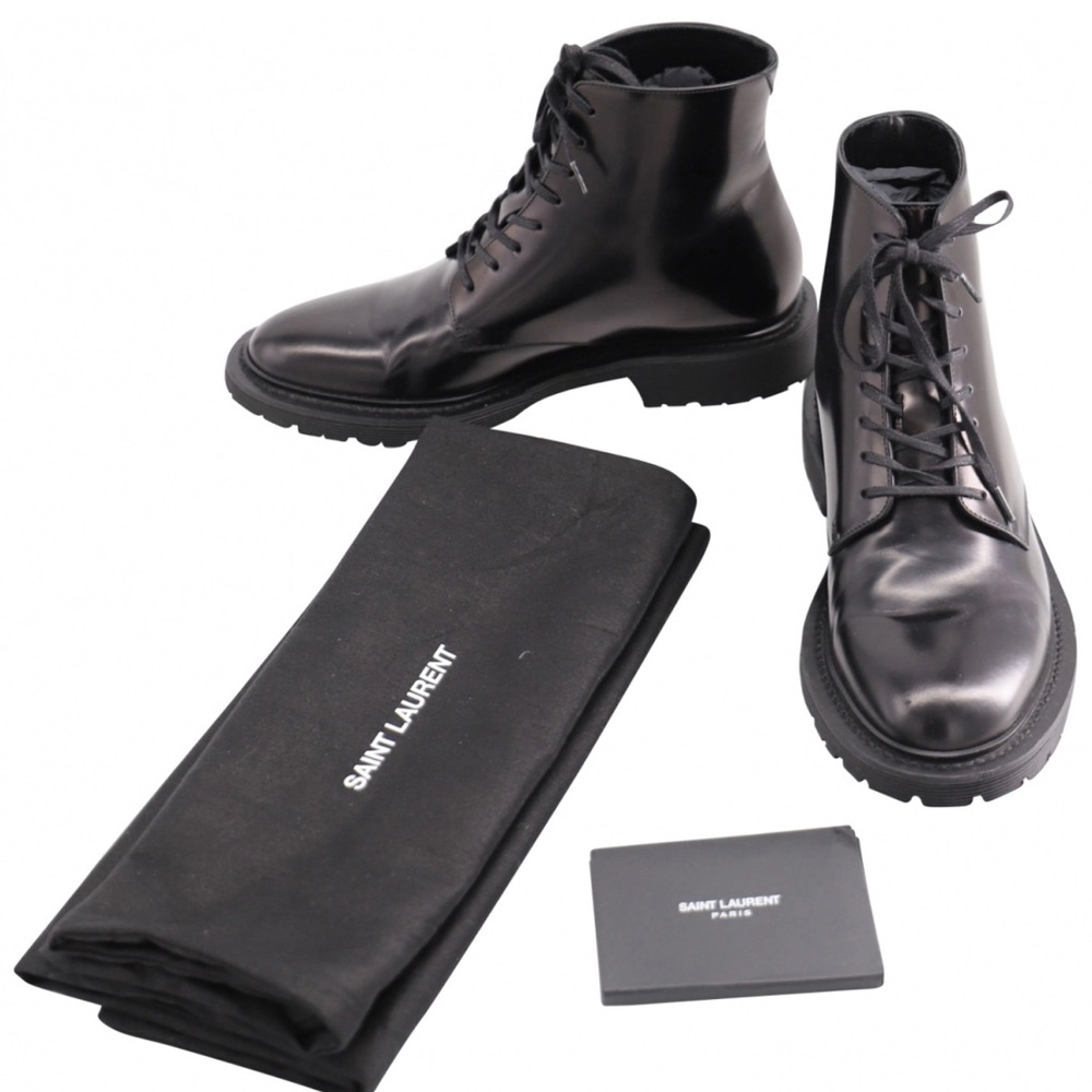 Saint Laurent Glossy Black Women’s Boots